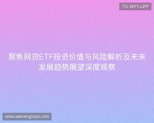 聚焦网贷ETF投资价值与风险解析及未来发展趋势展望深度观察